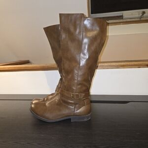 Style & Co Brown Riding Boot - Women's 11